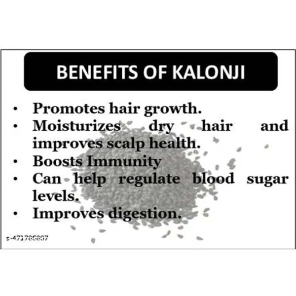 Divine Delight Kalonji Seeds (Nigella Seeds) - 150g pack of 2 (300 g) - Image 2