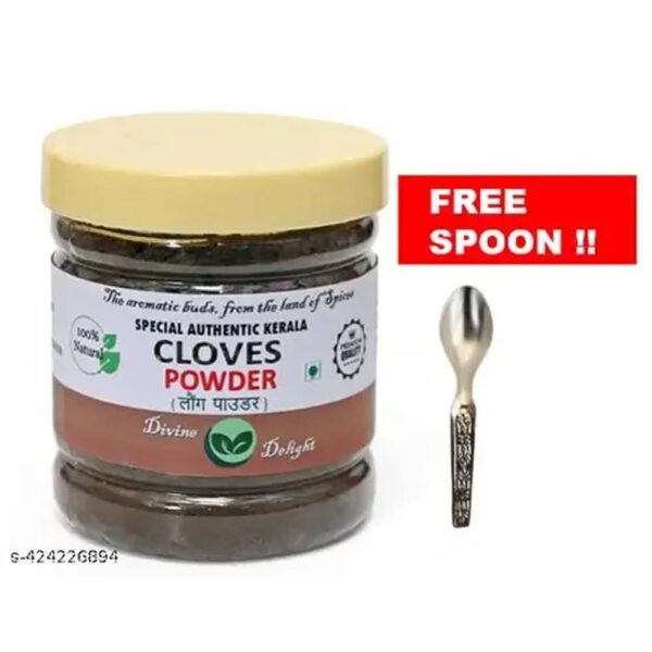 CLOVE POWDER - 50 g | FREE STEEL SPOON